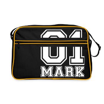 Mark - Nom - Sac Retro - noir/or - Devant