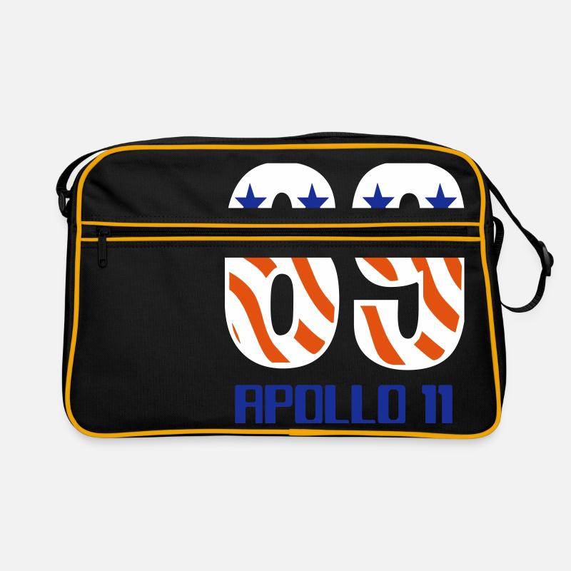 69 APOLLO 11 USA - Retro Bag - black/gold