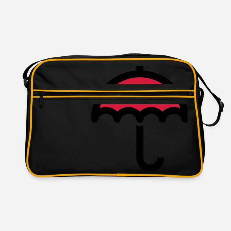 Regenschirm Icon Symbol Retro Tasche