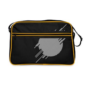 AB shapes - Retro Bag - black/gold - Front