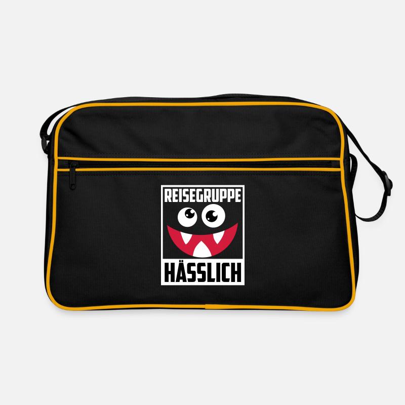 Farben änderbar | Reisegruppe Hässlich Retro Tasche