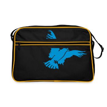 Taube, Dove (A, 1c) - Retro Bag - black/gold - Front