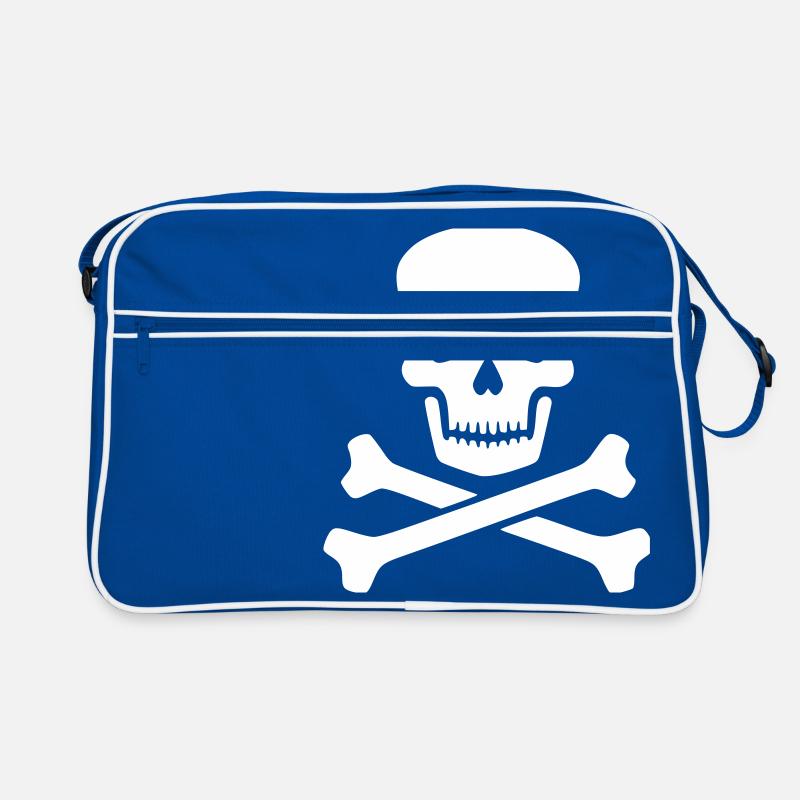 Skull white gift gift idea Retro Bag