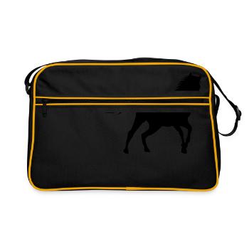 Pony équitation Rider - Sac Retro - noir/or - Devant