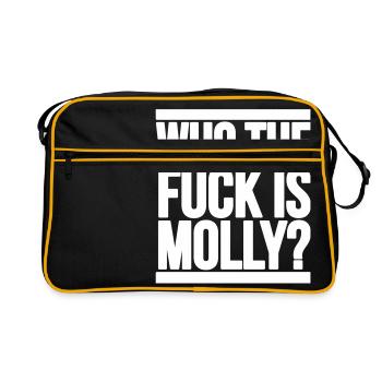 Who the Fuck - Retro Bag - black/gold - Front