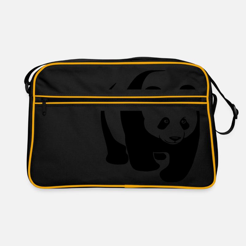 panda bär bear Retro Tasche