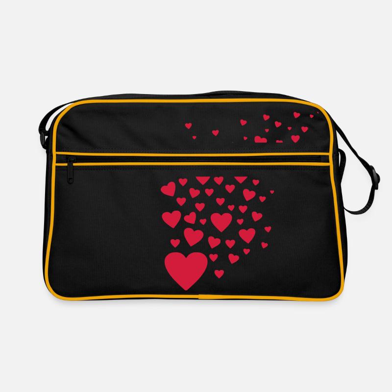Coeur / beaucoup de coeurs pour voler etc mariage Sac Retro