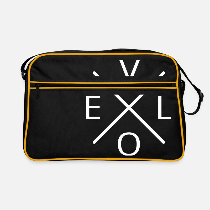 Velo - Sac Retro - noir/or