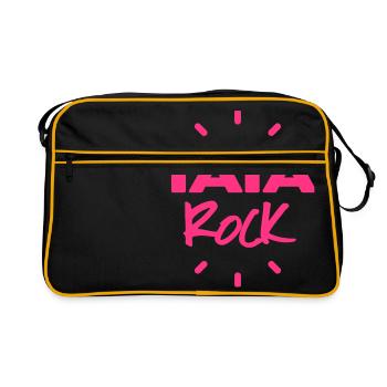 tata rock - Sac Retro - noir/or - Devant