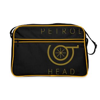 Petrolhead - gasoline in the blood - Retro Bag - black/gold - Front