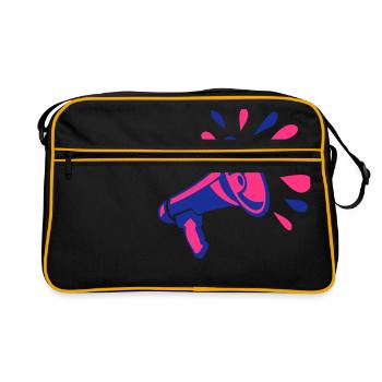 megaphone 1911 - Retro Bag - black/gold - Front