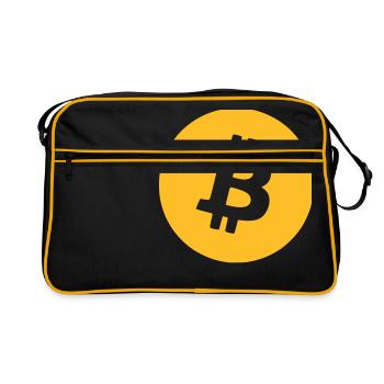 Bitcoin - Retro Bag - black/gold - Front