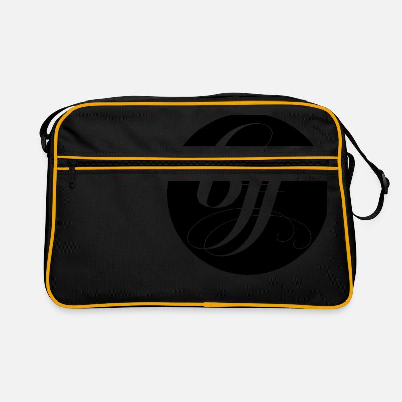 BFF Design - Retro Tasche - Schwarz/Gold