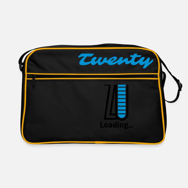 Vingt Chargement ... - Sac Retro - noir/or