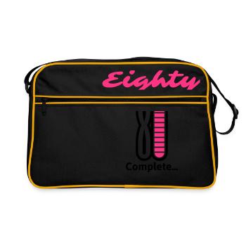 Eighty Complete ... - Retro Bag - black/gold - Front