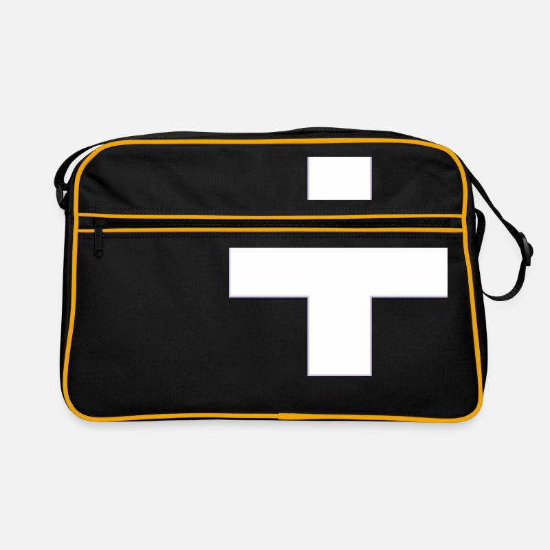 cross - Retro Tasche - Schwarz/Gold