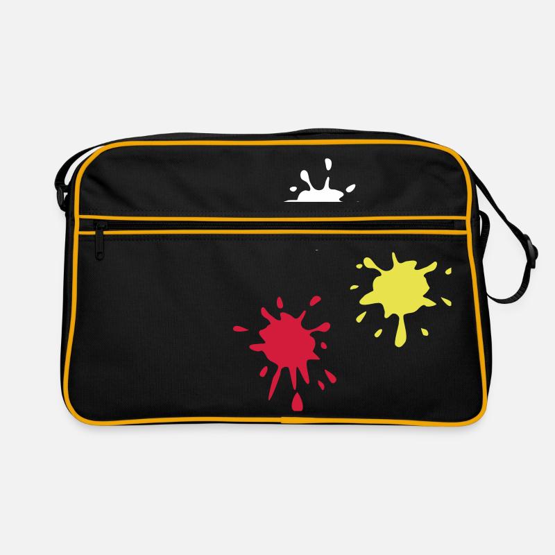 Kunst, Fleck, Paintball Retro Tasche