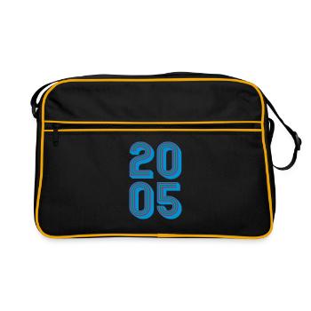 2005 Year of birth | Colors changeable - Retro Bag - black/gold - Front