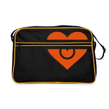 power of love v1 - Sac Retro - noir/or - Devant