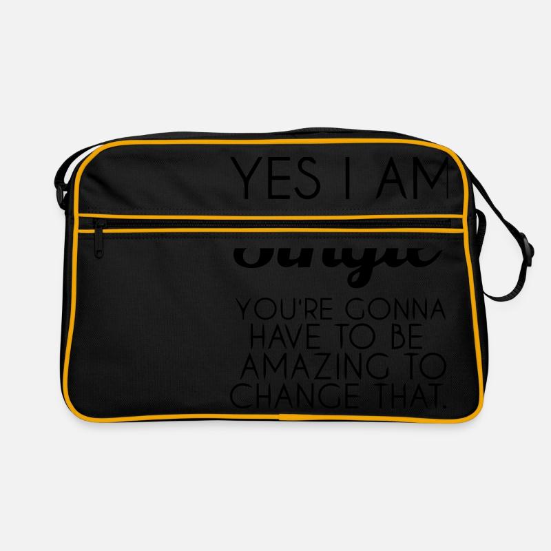 YES, I'M SINGLE Retro Bag