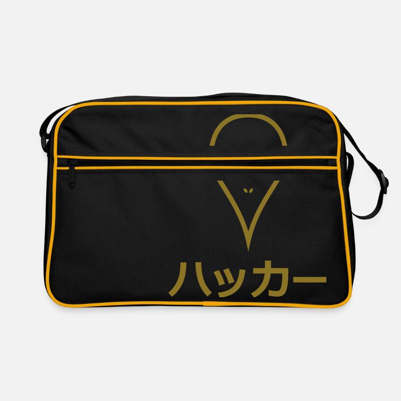 Japanischer Hacker Alien Retro Tasche