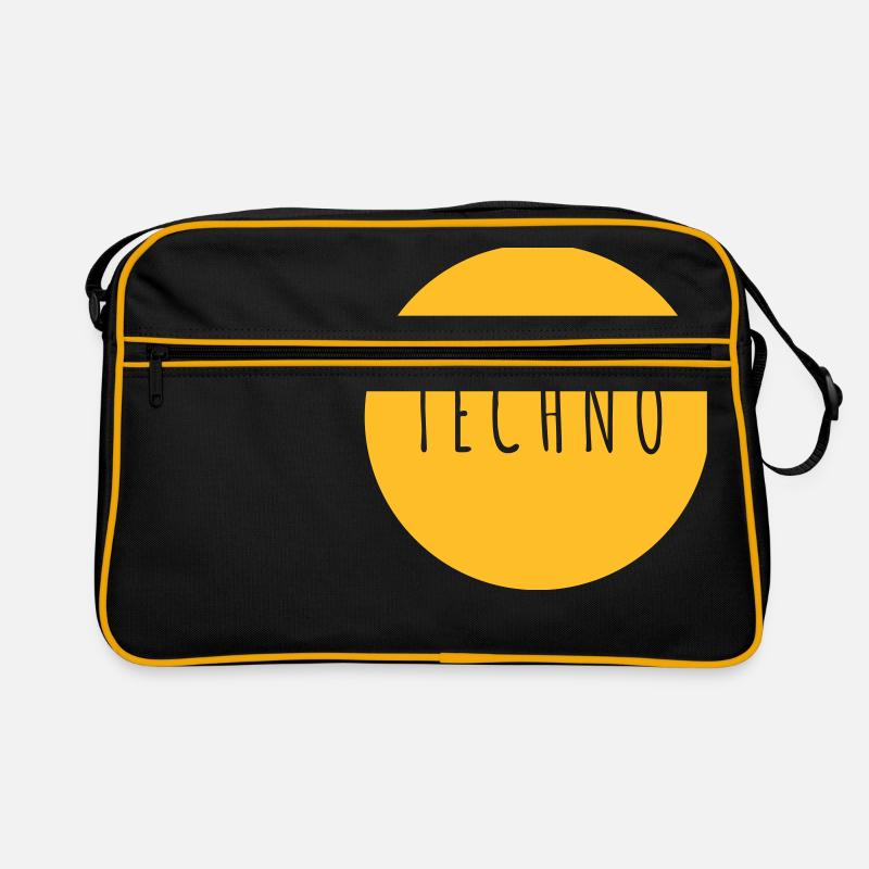 Techno Kreis Retro Tasche
