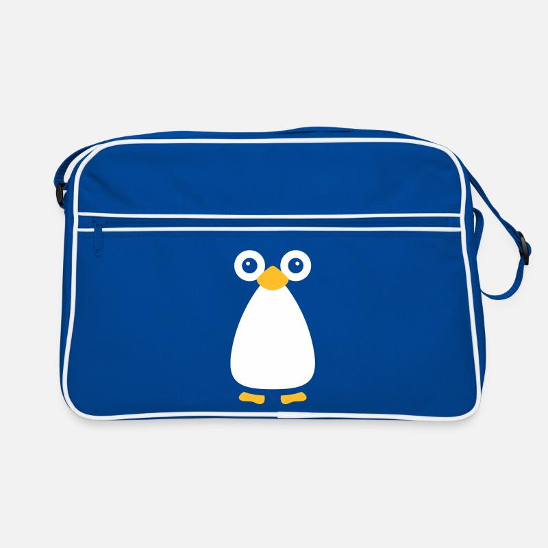 Nette Vektor Penguin Retro Tasche