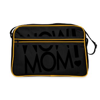 Mutter - Retro Tasche - Schwarz/Gold - Vorne