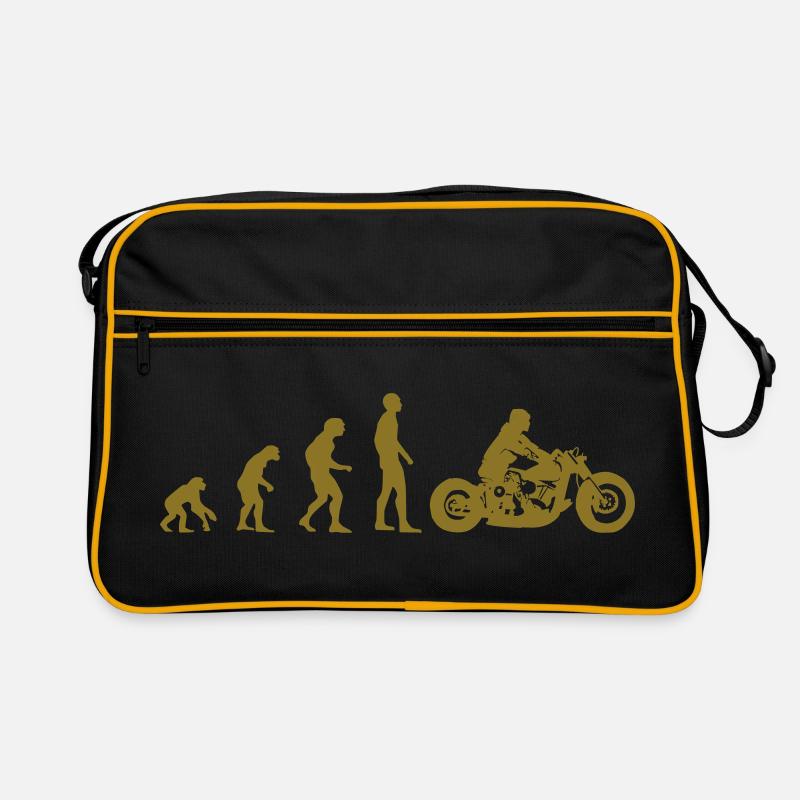 Biker Chopper Bobber Evolution Retro Tasche