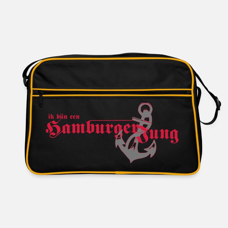 Hamburger Jung Retro Tasche