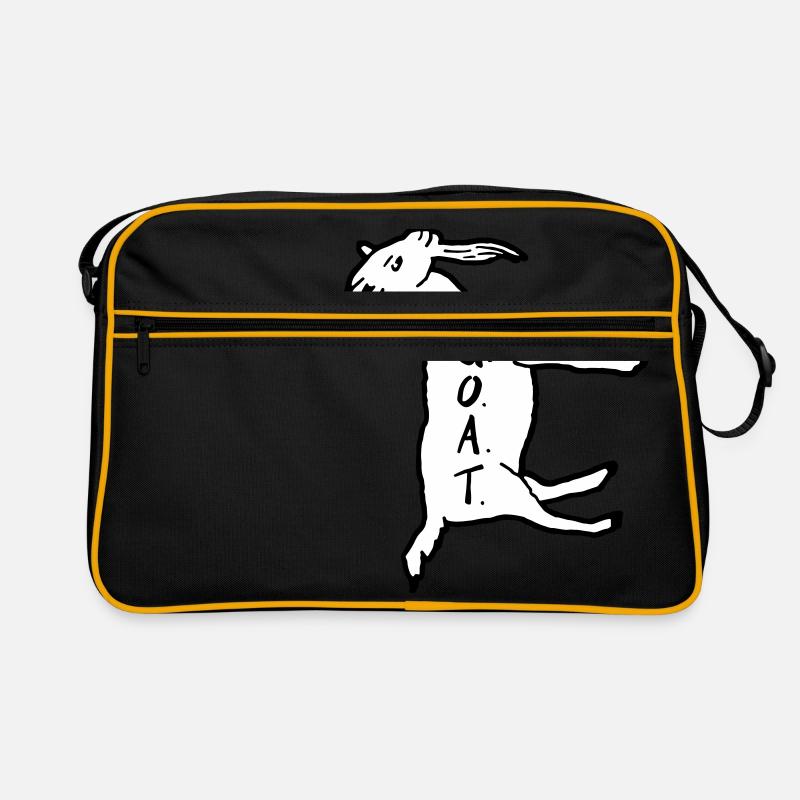 Ziege 90° links Retro Tasche