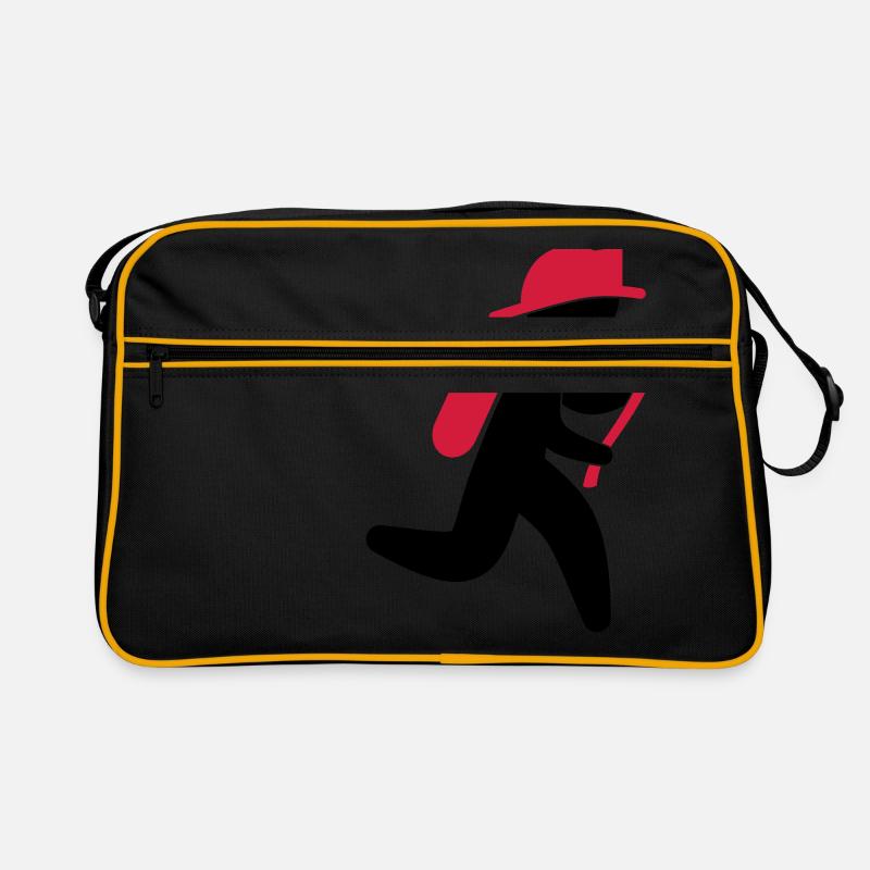 Un pompier avec une hache Sac Retro