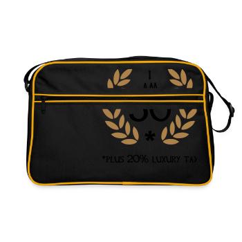 60 - 50 plus tax - Sac Retro - noir/or - Devant
