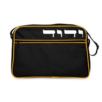 YHWH - Sac Retro - noir/or - Devant