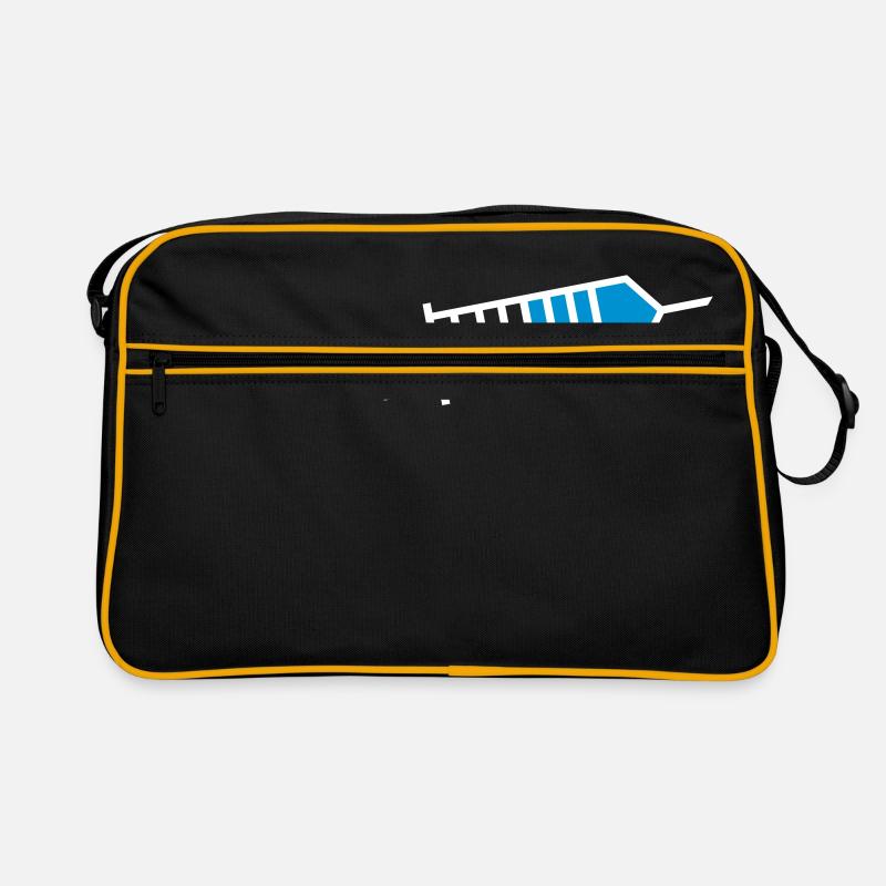 Spritze outline Retro Tasche