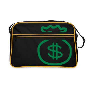 Dollar Money Bank - Retro Bag - black/gold - Front