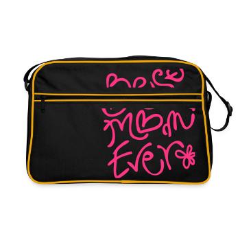Best Mom Ever - Retro Bag - black/gold - Front