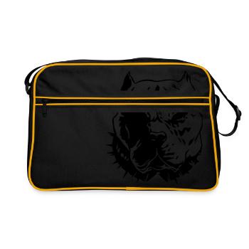 pitbull - Sac Retro - noir/or - Devant