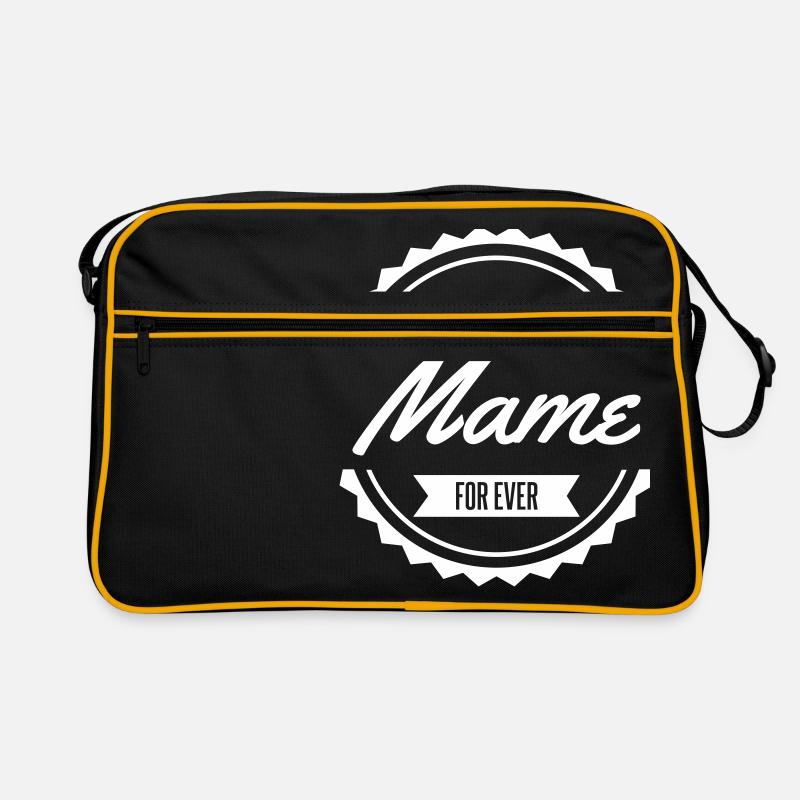best mame - Retro Tasche - Schwarz/Gold