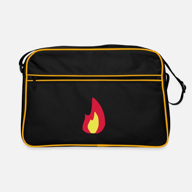 Fire - Flame - Hot - Burn Retro Bag