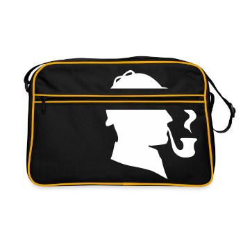 Sherlock Holmes - Retro Bag - black/gold - Front