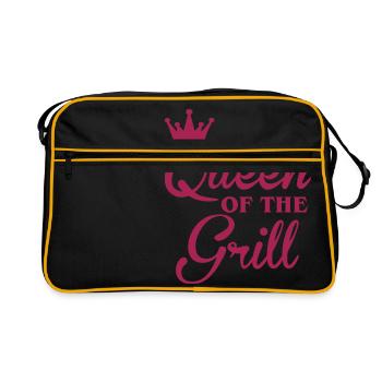 Queen of the Grill - Retro Bag - black/gold - Front