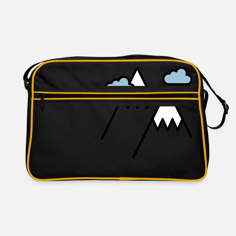 Der Berg ruft Retro Tasche
