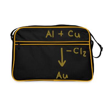 produce gold alchemy - Retro Bag - black/gold - Front