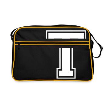 t - Retro Bag - black/gold - Front