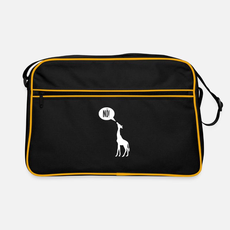 La girafe dit nö et est offensée Sac Retro
