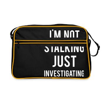 Investigating - Retro Bag - black/gold - Front