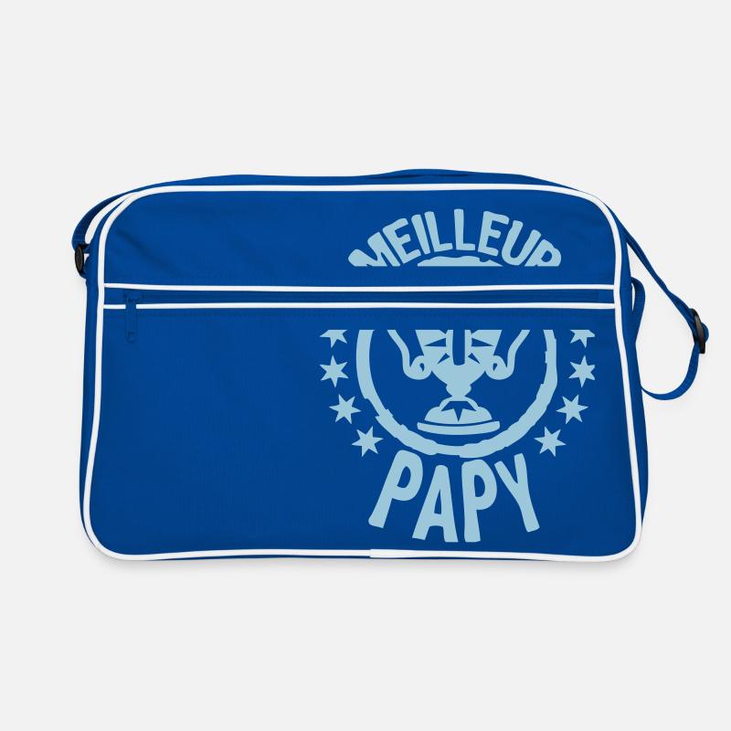 papy meilleur trophe coupe trophy premie Sac Retro