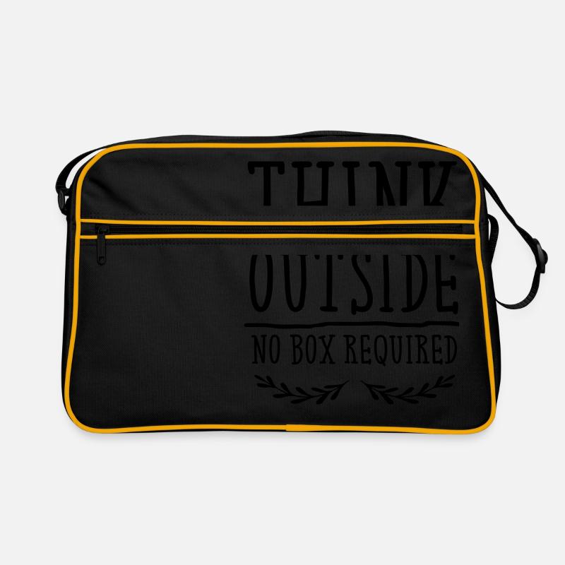 Think Outside - No Box Required Retro Bag