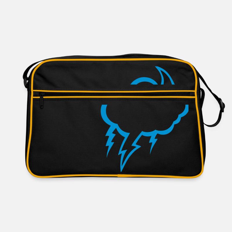 Blase bewölkt dunkel Eclair 2210 Blitz Retro Tasche